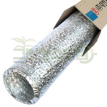 알루미늄닥트호스 150mm-10m 은박6호 알루미늄자바라 식당환풍 배기용 후렉시블닥트호스 통풍장치용호스 덕트호스 음식점환기용 자바라주름호스, 1개