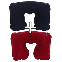 DYNN 휴대용 여행용 에어목베개 1+1