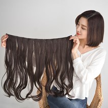 가발나라 잘라쓰는 붙임머리 프리섹션 여성부분가발, 01스윗선데이/아이스블론드, 1개