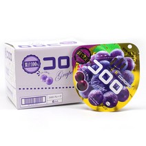 UHA 코로로 포도맛 젤리, 1box