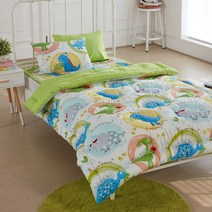 주니어 순면차렵이불세트, 헬로디노