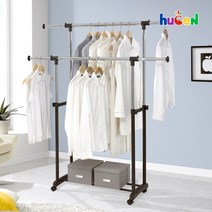 휴센 러빙홈 이동식행거 모음, 더블확장형