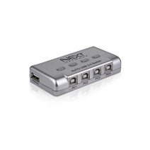 이지넷유비쿼터스 USB2.0 1대4 자동선택기 NEXT-3504PST