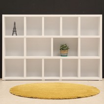 트리퍼니 내맘대로 꾸미는 컬러 3단 1800 책장, 3단1800책장/화이트