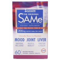 뉴트라라이프 SAMe 200mg 엔터릭 코티드 타블렛, 60개입, 1개, 60정
