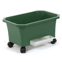 플라팜 베란다 텃밭화분 클래식 베란다화분 상추키우기, 그린-바퀴포함