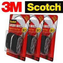 3M 고리걸이 벨크로 테이프 30cm 3쌍