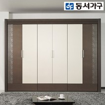 동서가구 로맨스10자 옷장세트 DF906924-2, 웬지투톤