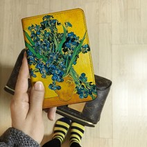 [NANALI] 가죽여권지갑_고흐의 아이리스 연작 2종_안티스키밍여권케이스