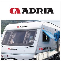 [지현카닷컴] 자동차 스티커 - ADRIA-아드리아, 검정950x120mm