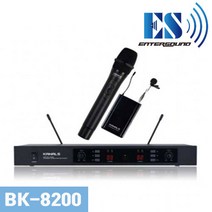 카날스 무선마이크 BK-8200 2채널, 헤드셋마이크+헤드셋마이크