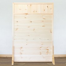 아이베란다 원목파티션 가로세로 2단 일체형 칸막이 가벽 사무실 거실 파티션, 1200x1500mm(지지대별도)