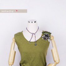 나단샵 태슬 장식 끈 스카프_17pn12