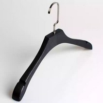 검정 나무무늬 플라스틱 옷걸이 블랙, 블랙 여성용 39.5cm(2월24일입고예정), 1개