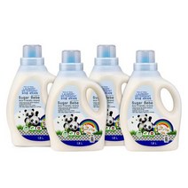 슈가베베 유아 세탁세제 1.8L x 2 통 또는 4통, 4개