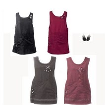 한스빌 꽃 앞치마 L, 레드, 1개