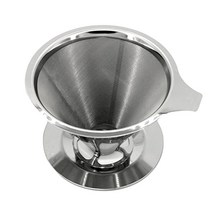 바리스타 스텐드리퍼 (거치형) 3-4인용 콘 스텐이중망필터, 스텐드리퍼 (거치형) 3-4인용 카페클럽, 1개