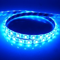 삼항LED 고급형 5050 3칩 LED바 - (10cm당 가격), 12V용-흰띠/블루LED(10cm당)