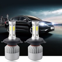 S2 마티즈 스파크 LED LIGHT H4 상하향 일체형, 더스트커버, 1세트