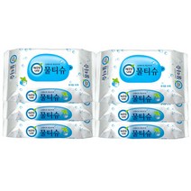 깨끗한나라 페퍼민트 물티슈 리필형, 30매, 6팩