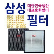 삼성공기청정기필터 AX037 AX40H AX020FCV AX20H AX60J AX70J AX50K, 2세트, 3)CFX-2TBA AX60J AX70J