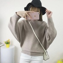 크리스탈하우스 가오리핏 골지 니트