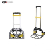 KDY 알루미늄 접이식 핸드 카트 80KG 하중 케리카, 1개