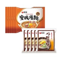 농심 안성탕면 5개 + 농심 사리곰탕면 5개, 1개