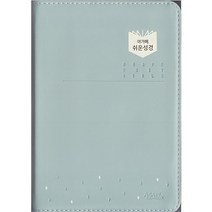 아가페 쉬운성경(중 단본 색인 무지퍼) 성경책, 민트
