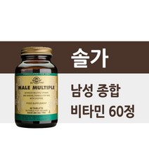 솔가 종합비타민, 60t, 남성 종합비타민 1개, 60정