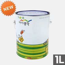 [삼화페인트] 아이생각 수성내부프로 친환경페인트 - 1L 무광, 0003A
