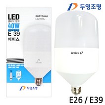 필립스 외 LED전구 PAR30 LED볼전구 촛대구 에디슨 모음, A_34 두영 LED전구40W(글로브형) E39 주광색