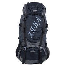 우주시티 T610-60L 대형 등산배낭, 블랙