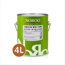 노루페인트 목재 철재용 유성페인트 슈퍼에나멜 플러스(N)나무색 유광 4L