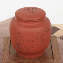 1.홍니 자사 보이차통 (梅), 1개