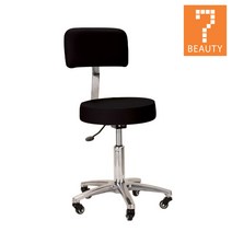 세븐뷰티 등받이 의자 스툴, 사각등받이 의자DX(:25256.)