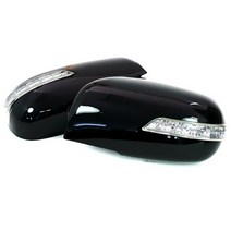 그랜져TG 08년이후 - 1WAY 카비 LED 사이드미러 백미러 커버, 블랙다이아몬드 AA
