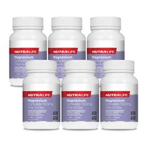 뉴트라라이프 천연 마그네슘 550mg 원어데이 60정 6통 / Nutralife Magnesium Complete 550mg, 6개