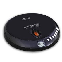 코비 휴대용 CD플레이어 MP-CD527+어댑터+이어폰, 블랙