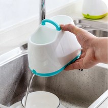 엘홈 위생과 건조를 한번에 물빠지는 수저통 수저보관함, 핑크, 1p