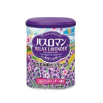 2022년 신제품 바스로망 입욕제600g 19종류 밀크프로틴 히노끼 산림욕 시어버터히알루론산 유칼립튜스라벤더 빠른출고, 01-릴렉스라벤더 600g