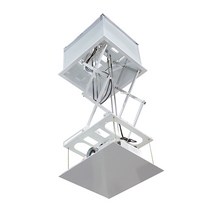 전동 엘리베이션 빔프로젝트 천장 매립 빔프로젝터 천정 자동 브라켓 거치대 숨기기, 03) 자바라 중 유선스위치형