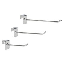 각파이프 일자후크 크롬/15x30 각후크/찬넬 벽선반, 300mm, 크롬