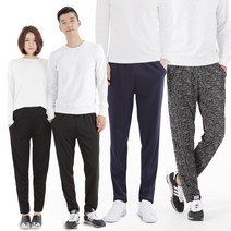 핑크스타 남녀공용 가을에 더 편한 밴딩팬츠 트레이닝 9부바지