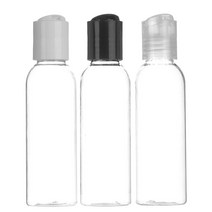 허브스프레이 프레스캡 플라스틱용기 30ml~500ml, 60ml, 투명용기 투명캡, 1개
