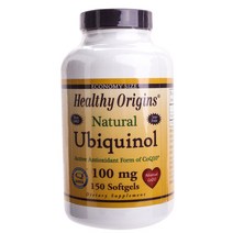 헬시오리진스 내추럴 유비퀴놀 100mg 소프트젤 글루텐 프리 무설탕, 150개입, 1개