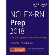 NCLEX-RN Prep 2018: Practice Test   Proven Strategies Paperback, Kaplan Publishing