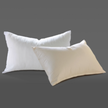 네모라인 스마일 순면 베개커버+구름 베개솜세트, 밀크베이지+구름베개솜