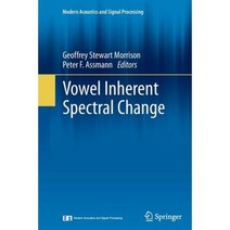 Vowel Inherent Spectral Change Paperback, Springer