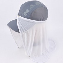 스파램 쿨링 특수냉감 자외선차단 모자부착형 얼굴 햇빛가리개